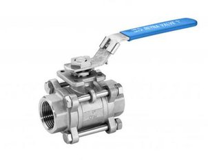 3PC BALL VALVE WITH MOUNTING PAD